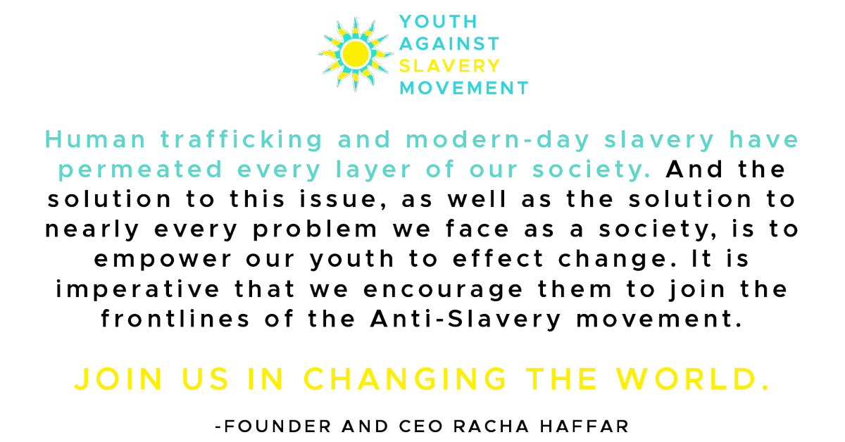 yasmovement's tweet photo. We are very excited to announce the pre-launch of the Youth Against Slavery Movement (YASM). Follow us and stay tuned for ways you can engage in the global fight for #freedomforall.
-
#EndHumanTrafficking #EndModernSlavery #YASM #YouthAgainstSlavery #Jointhemovement #YASWeCan https://t.co/cnNn04jo9s