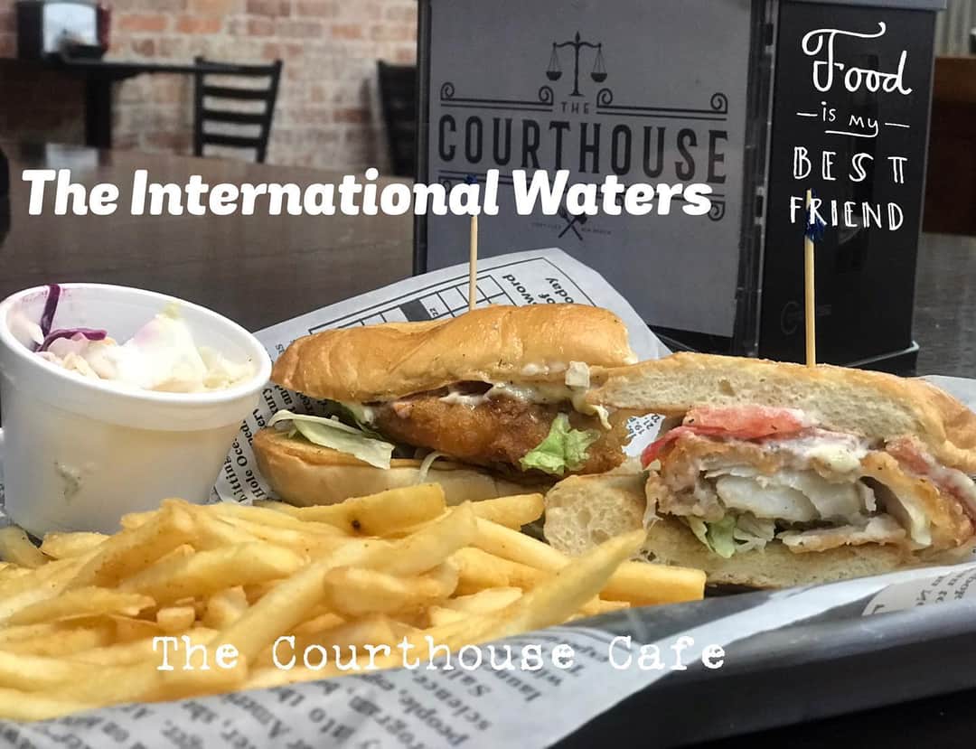 courthousecafe3's tweet photo. On the docket today we have #TheInternationalWaters
Sometimes you just want a good ole fish sandwich! This is our cod fillet topped with American cheese, lettuce, tomato and a drizzle of tartar sauce. Served on a toasted hoagie along with our famous chips and your choice of side! https://t.co/CilRKcFhcb