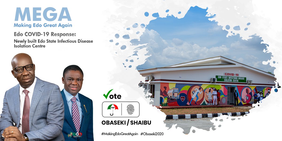 GovernorObaseki's tweet photo. #Obaseki2020 
#MakingEdoGreatAgain 
@OfficialPDPNig https://t.co/AtYRAdGPax