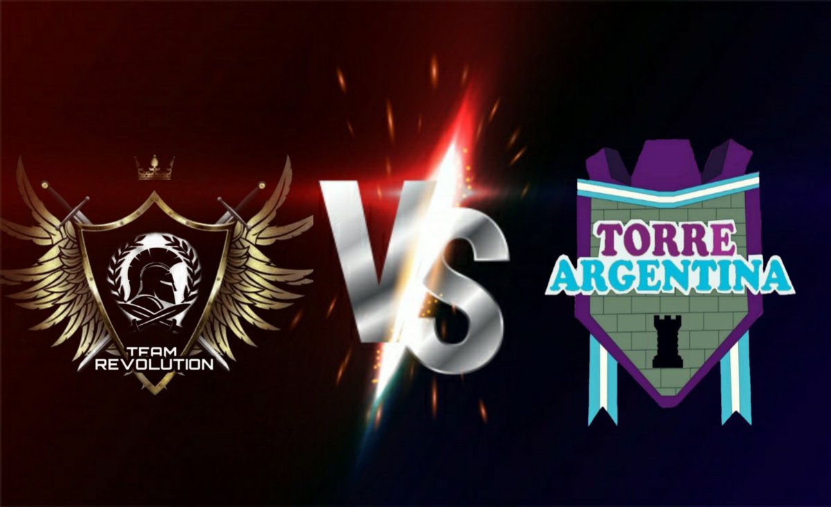 TEAMREVOLUTIONc's tweet photo. Seguimos con los enfrentamientos amistosos contra @TORRE_ARGENTINA  hoy !

Titulares : 20:00 hs Argentina 🇦🇷

Suplentes : 23 horas Argentina 🇦🇷

@GoodGameCRoyale 
@TEAMREV59007336 
@Ragnar99138696 https://t.co/6DDkgn2e8f