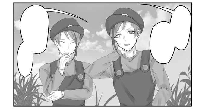 やっぱ個人的可愛く描けて嬉しいので貼っときます 