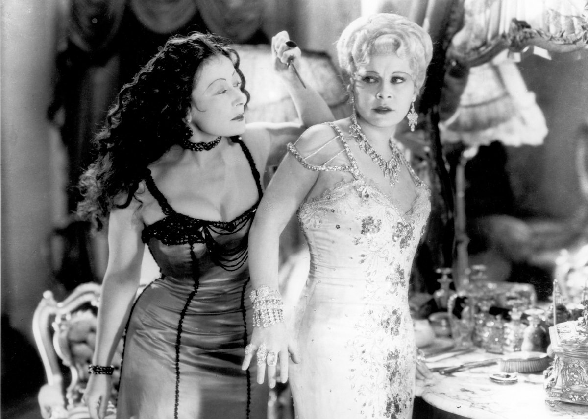 Edith Head noted that she never made a Mae West dress for anyone but Mae. The look wouldn’t work for anyone else. Edith observed that most people wanted to look like Garbo, Dietrich, or Crawford.