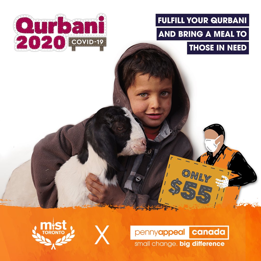 On this blessed day of Arafah, please consider donating to @pennyappealca’s relief programs 🙌 Whether it’s for Qurbani or a small donation, let’s reap the rewards of this blessed day 🤲.

Head over to @pennyappealca’s profile and donate! #Qurbani #Udhiya #TeamOrange