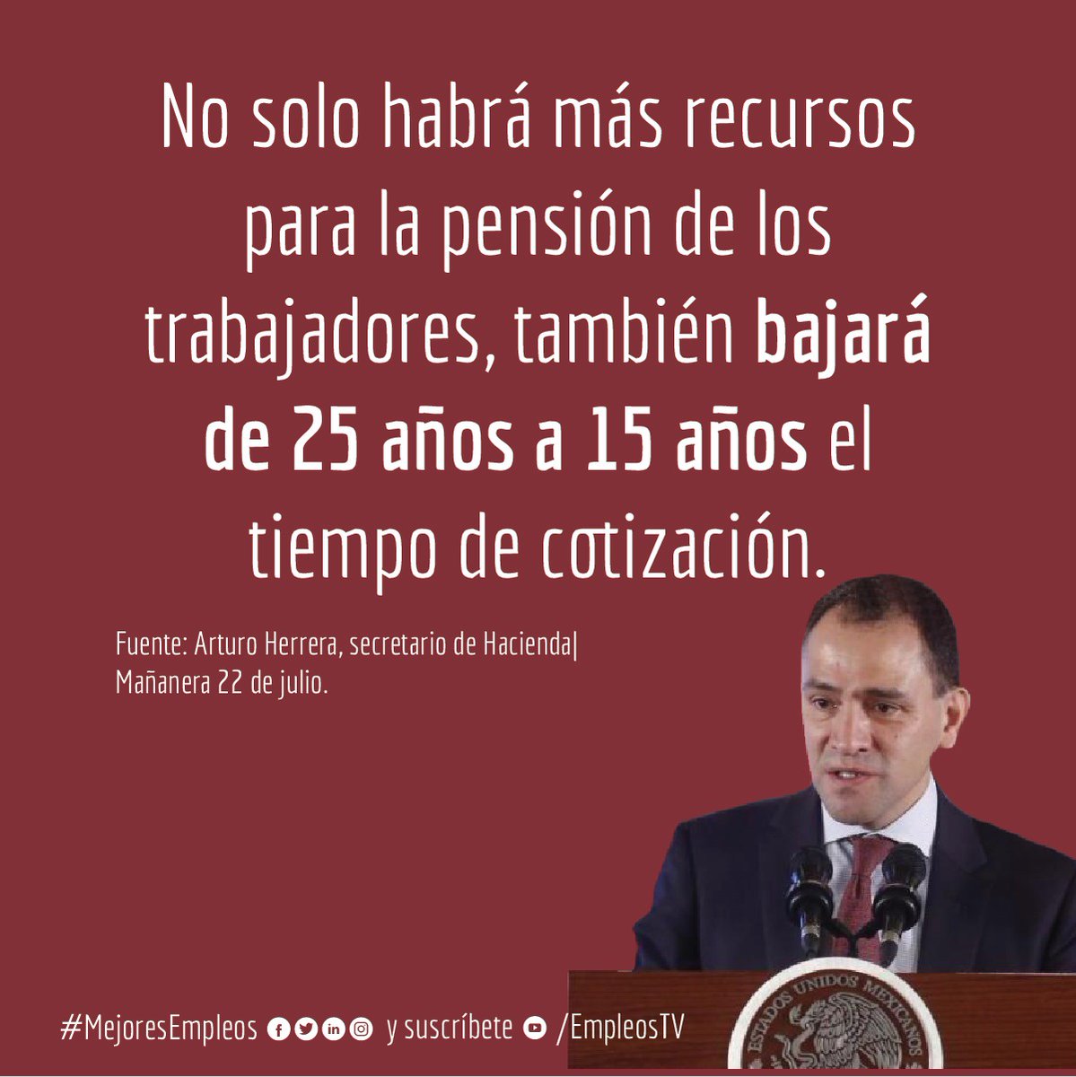 Y tú ¿Ya leíste sobre la reforma al #SistemaDePensiones? 😦 Expertos hablan sobre una mejoría para el #Retiro de la fuerza 💪 trabajadora del sector formal. Aquí lo básico que debes saber sobre esta iniciativa, si quieres saber más entra al link ⬇️.
mejoresempleos.com.mx/articulos/pens…