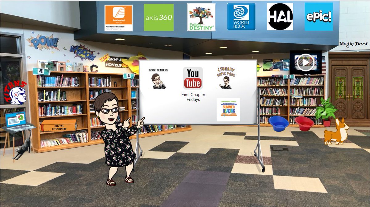 jessiesandre's tweet photo. Just finished my Virtual Library @NMS_Titans #nmslibrary
https://t.co/Elo9qwDPJZ https://t.co/bHMrePbVDh