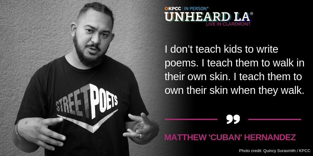 Set your alarm and get ready for some real talk. #UnheardLA is back at 6 p.m. today for episode 3 of our A Deeper Listen series. @BALemonJr and <a href="/write_this_way/">Dana Amihere</a> will be talking with <a href="/TazzyStar/">Taz</a> @OctoberBlue1 @matthewcuban about #RaceInLA.

scpr.org/events/2020/07…