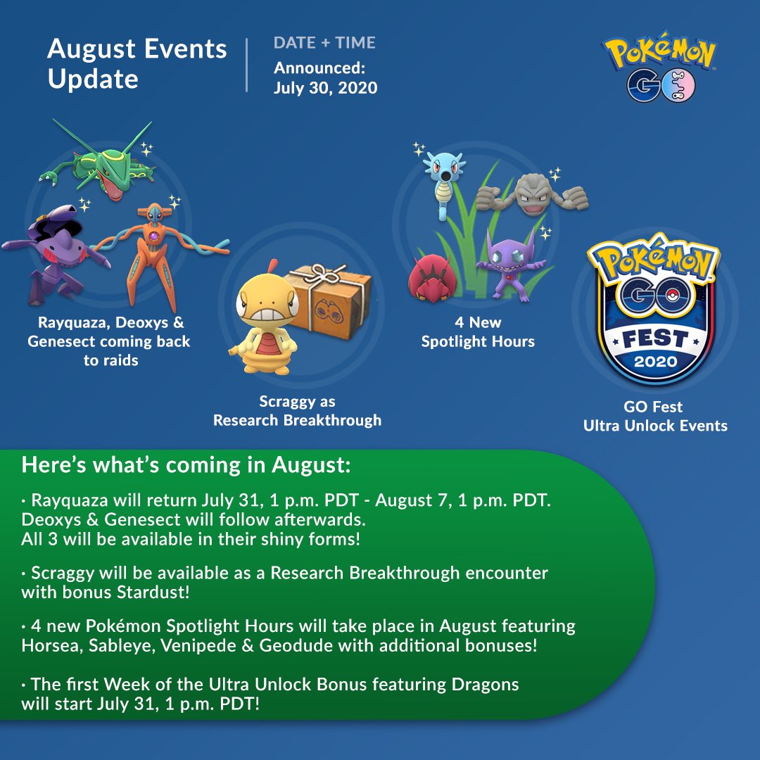 Pokemon Go': Here's what to catch for the Ultra Unlock events