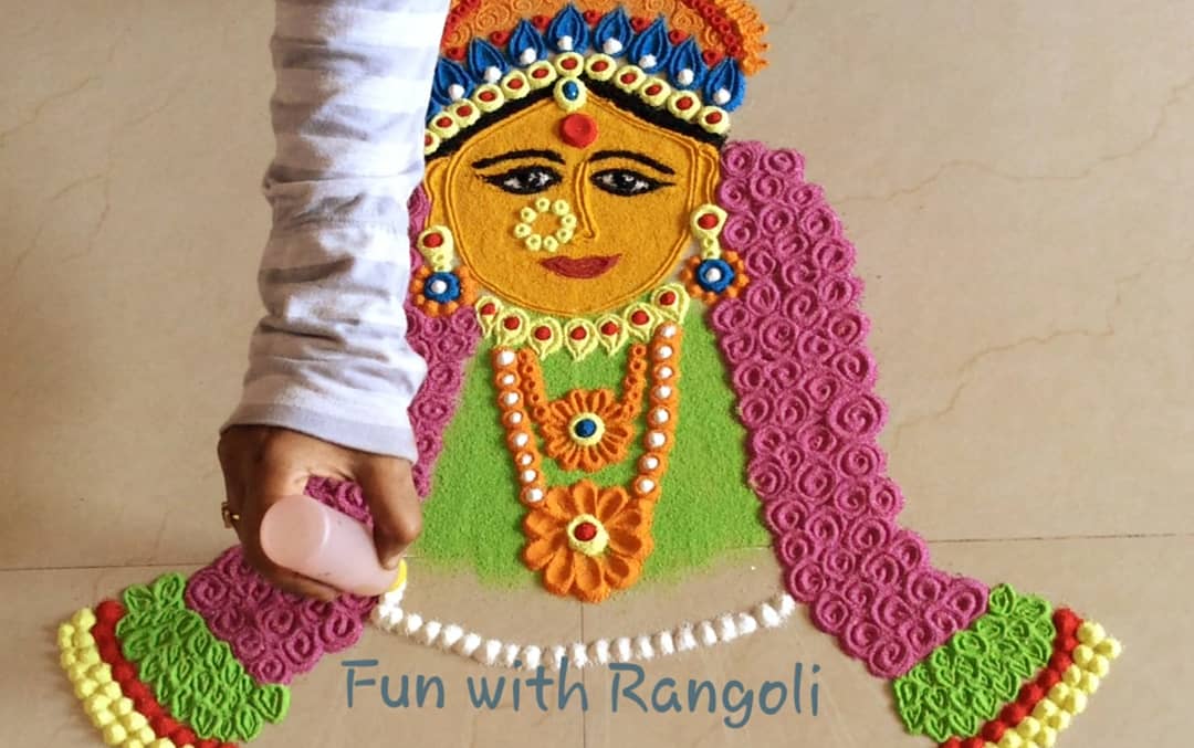 funwithrangoli's tweet photo. #VaraMahalakshmi #rangoli for #varamahalakshmifestival 
Pls #WATCH 😊

https://t.co/PtGmwCPLMR

#varalakshmi #varalakshmivratam #varalakshmivratham #divine #Tirupati #lakshmi #beautiful #festival #India #TamilNadu #fridaymorning #Trending #aesthetics #colourful #shravan #aadi16 https://t.co/W3geNrbdnH
