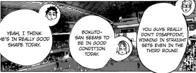 I live for these short conversations of Tsukishima, Kenma and Akaashi. I wanted them to have more interactions. UwU