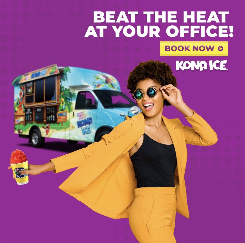 We would love to drop by your office or place of business!! #konaice 🚚🍧