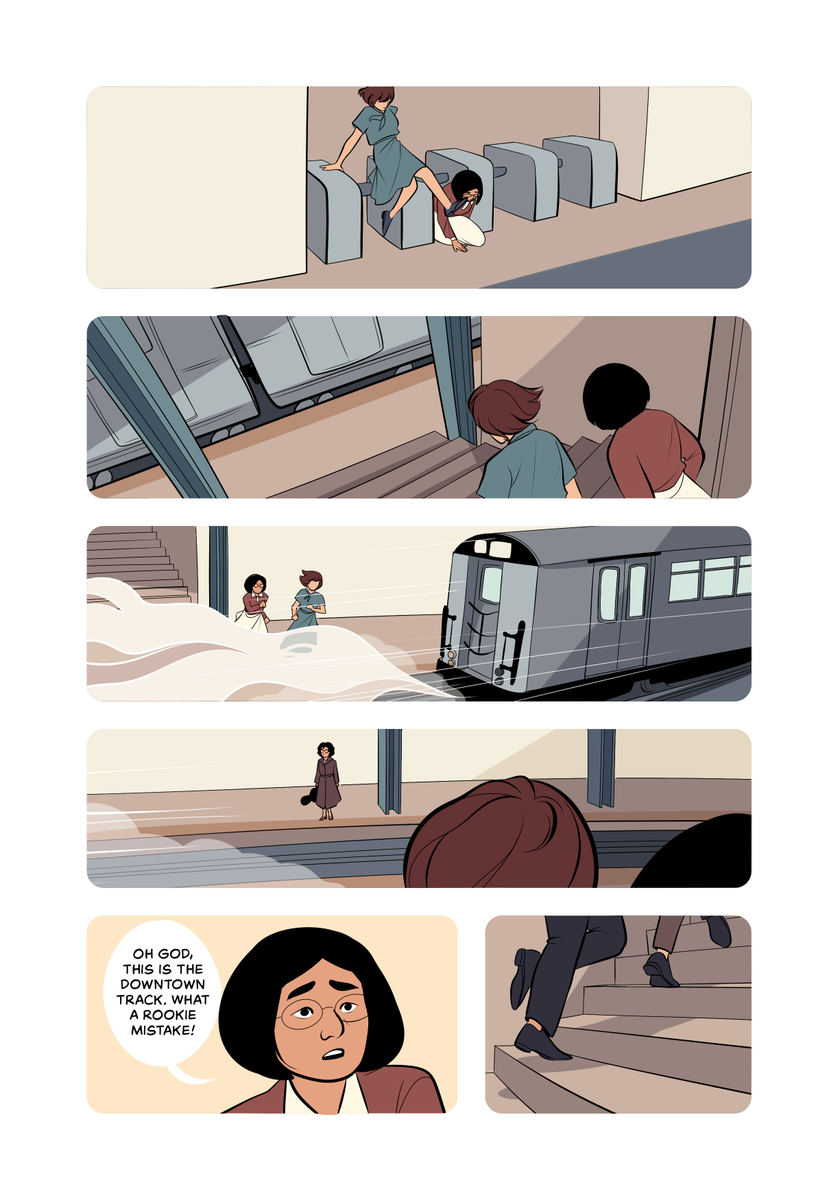 19 days until Displacement!! Did you know the book doesn't just take place in incarceration camps, it also features post-camp life in NYC? Here's some turnstile jumping
Preorder Displacement here! https://t.co/goFCsQYmGo