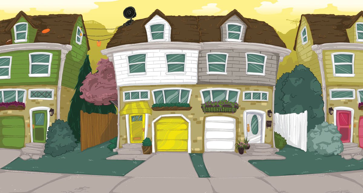 KatieJWilliams1's tweet photo. I started this environment exploration a few weeks ago, and finished it this evening 🏘 #visualdevelopment #environmentexploration #backgrounddesign #conceptart #animation #animationbackground #2danimation #girlsinanimation #womeninanimation https://t.co/KQuHDCp4Nh