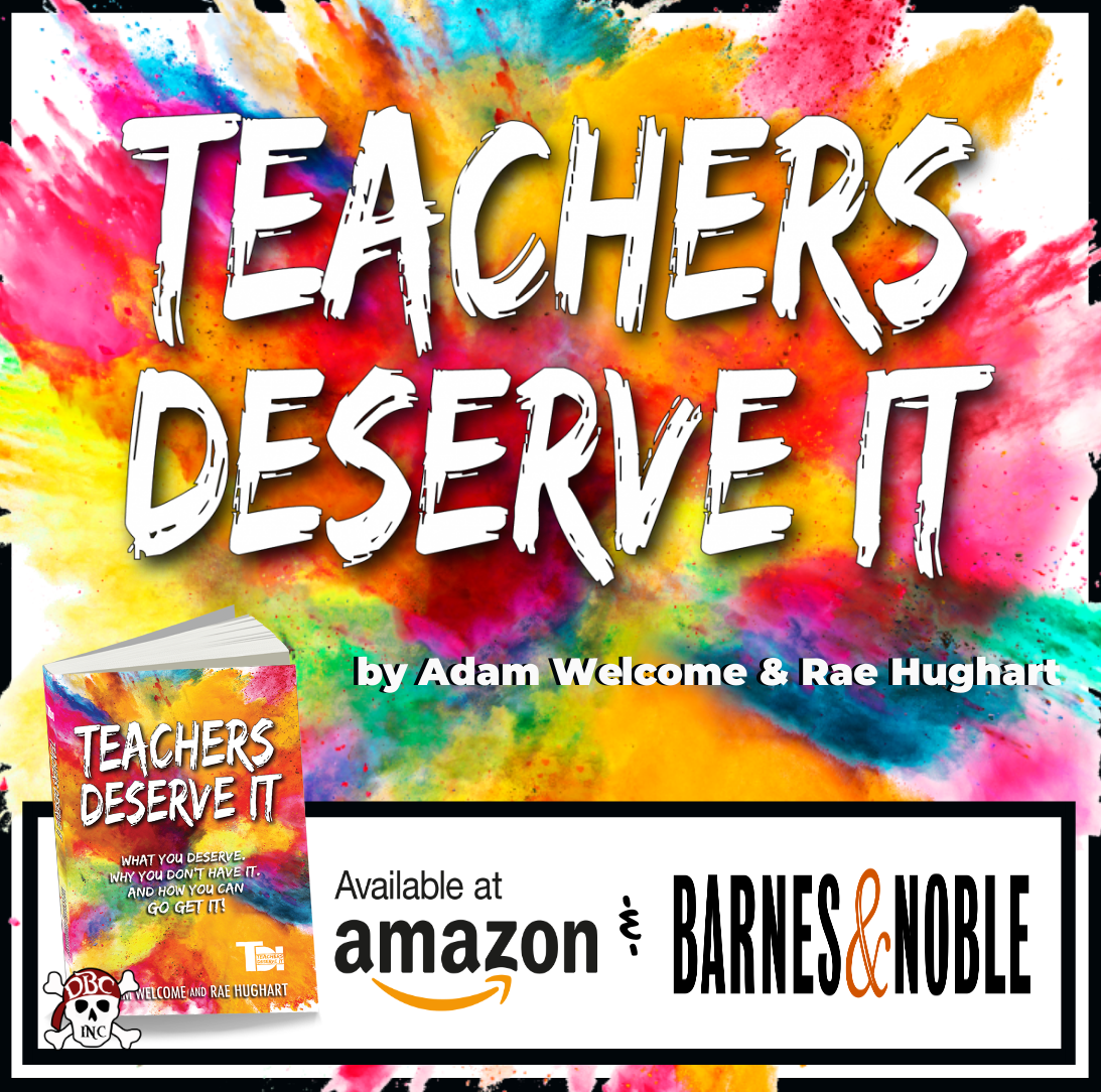 It’s time to take a stand for what teachers deserve.
Every day, educators across the country give students their very best. 
That needs to change.
Teachers deserve better. 
Happy Book Lauch Day <a href="/RaeHughart/">Rae Hughart, M.S. Ed</a> &amp; @mrAdamWelcome! buff.ly/3gic2Rh #TeachBetter
