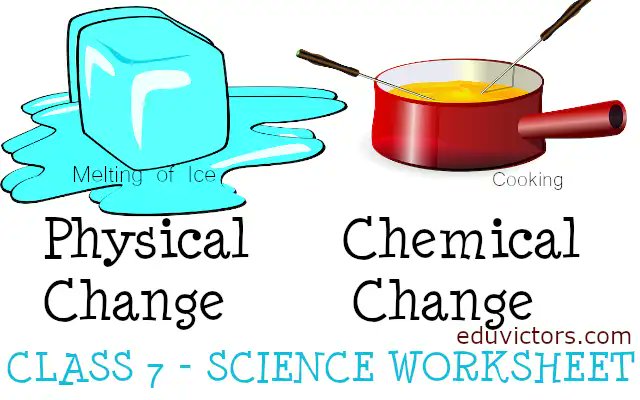 eduvictors2011's tweet image. CBSE/NCERT Class 7 - Science - Physical &amp;amp; Chemical Changes (Worksheet)(#eduvictors)(#cbse2020)(#class7Science)
cbse.eduvictors.com/2020/07/cbse-c…
