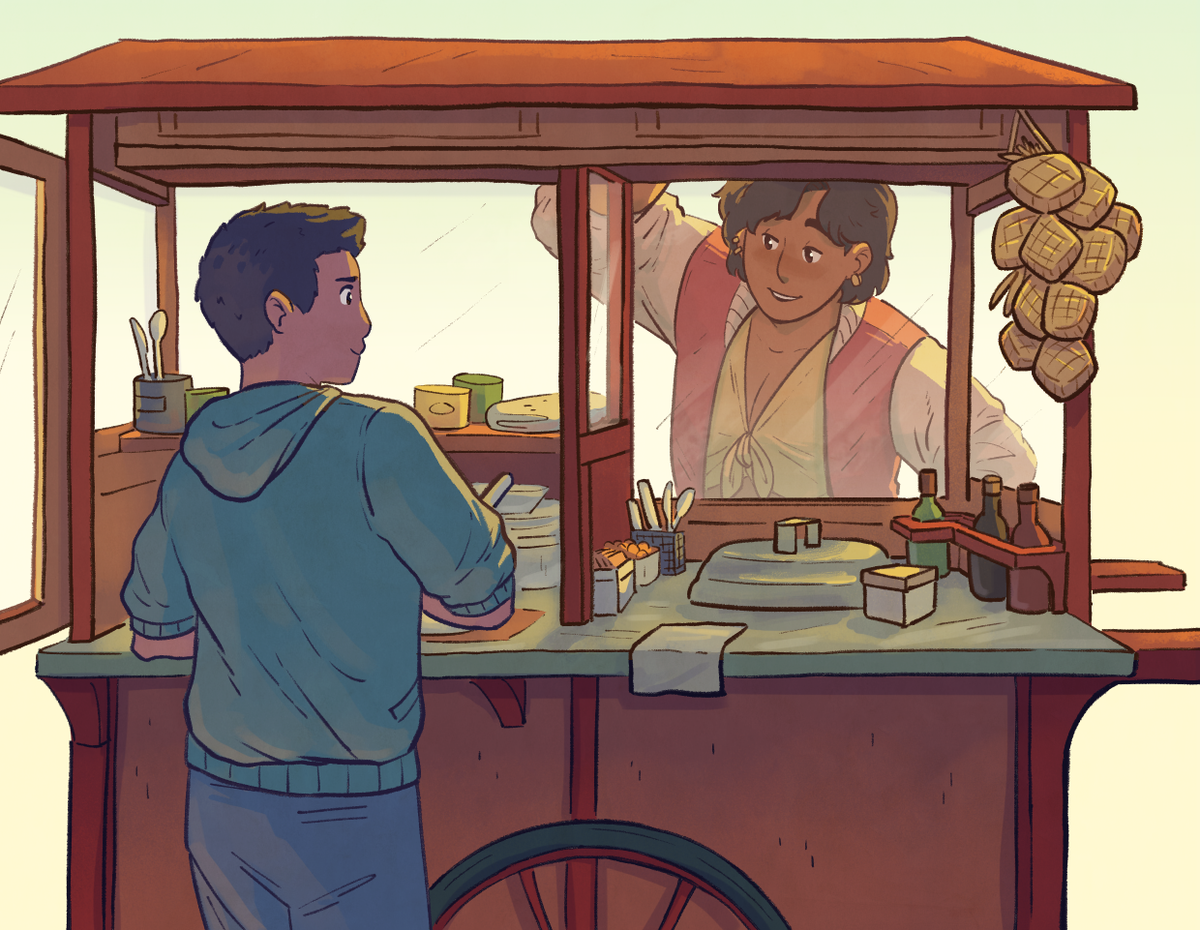 We're Jes &amp; Cin! Twin comic artists from Indonesia 🇮🇩 creating a queer Indonesian graphic novel, LUNAR BOY 🌙 and drawing for many more! We love colors and magic.

🌸jesncin.com 
🌸instagram.com/jesncin

#ArtistsofSEA #artidn