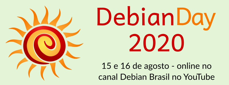Já saiu a programação de atividades do Debian Day Brasil 2020 online que acontecerá nos dias 15 e 16 de agosto no canal Debian Brasil. Veja em: wiki.debian.org/Brasil/Eventos…