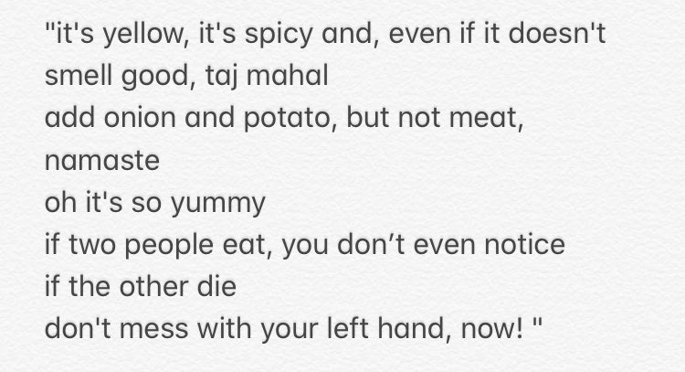 The song contains an offensive lyrics where you can find several stereotypes and prejudices Indian culture, below an excerpt translated lyrics