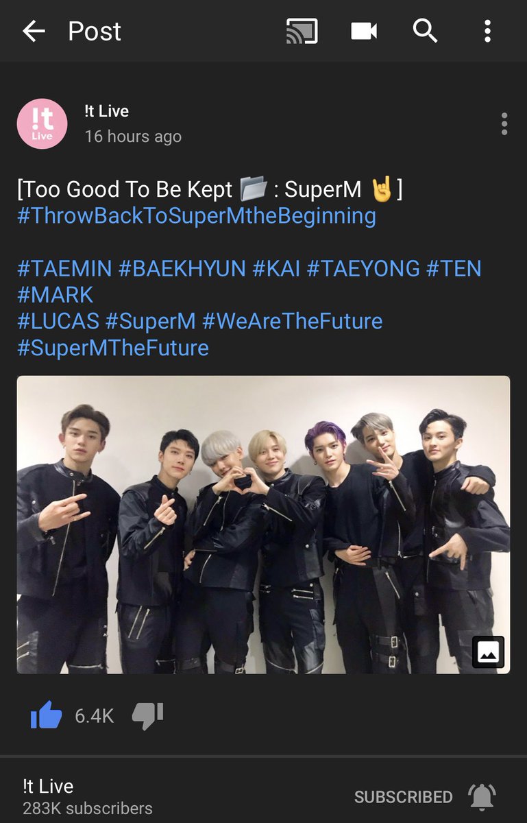 TENzenter's tweet photo. 200730 !t Live Community Update

[Too Good To Be Kept 📂 : SuperM 🤘] 
#ThrowBackToSuperMtheBeginning
 
Like &amp; Comment for our 'TEN' 💜
🔗https://t.co/IqfHG1Yotv

#SuperM #SuperMTheFuture #WeAreTheFuture #TENChittaphon #เตนล์ #TEN #李永钦 #텐 #이영흠 #テン https://t.co/elAEPUkvRH