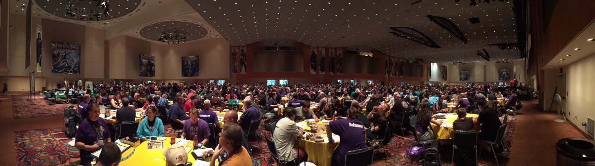 PadmesLover's tweet photo. Thursday Memories of @Gen_Con
@truedungeon bard
@fogorestaurants w my best man
@Pazio #pathfinder special in the ballroom
#GenCon50 with the Bros https://t.co/0i3qYcvVxX