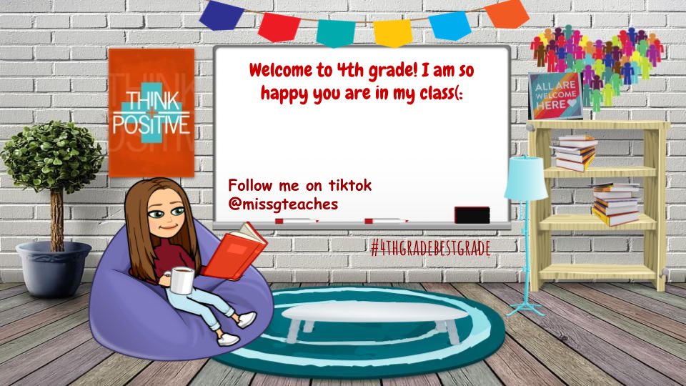 Ready to rock in person or online learning next fall. My virtual classroom is all set up ready to go! Big shoutout to all the awesome tiktok teachers I follow for the idea🤗💚 #WeAreLamphere #SimondsStrong