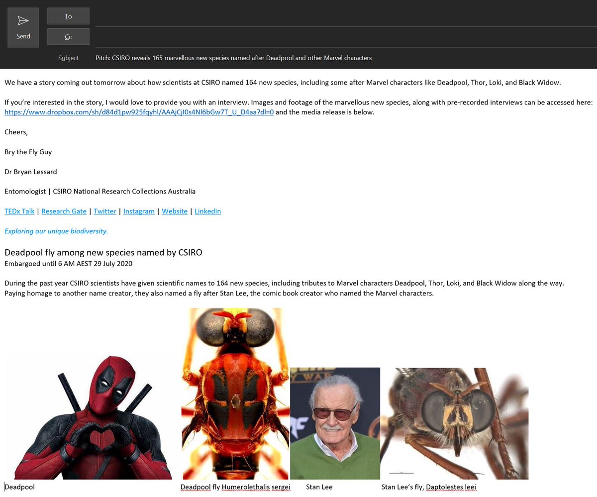 5/9 Pitch your story to media contacts in an email (you can find their contact details on Google), including the elevator pitch and link to the cloud folder with your videos and images. Offer to provide follow up interviews (can provide your Skype/Zoom account details). Be brave!