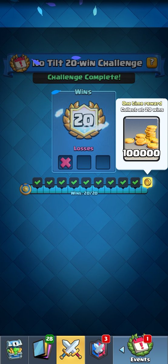 Lo subo un poco tarde, pero ganar las 20 wins de la No Tilt no estuvo sencillo🥺
