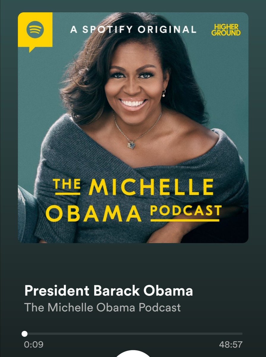 Day 136. I can not wait to listen to this podcast! I adore  @MichelleObama!