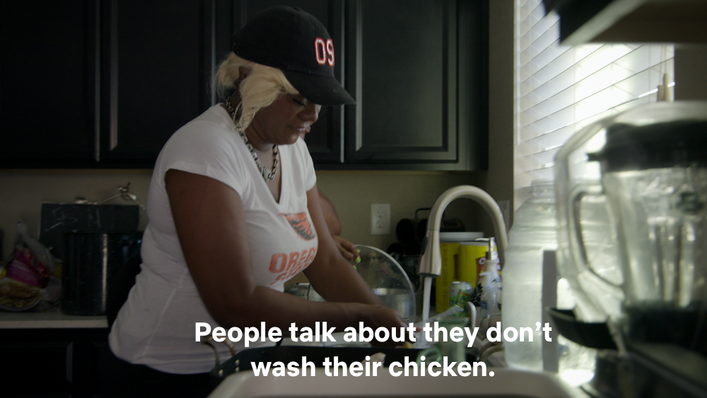 netflix's tweet photo. Important question: Do you wash your chicken? 

(📺: Last Chance U: Laney) https://t.co/wl75TUvyvo