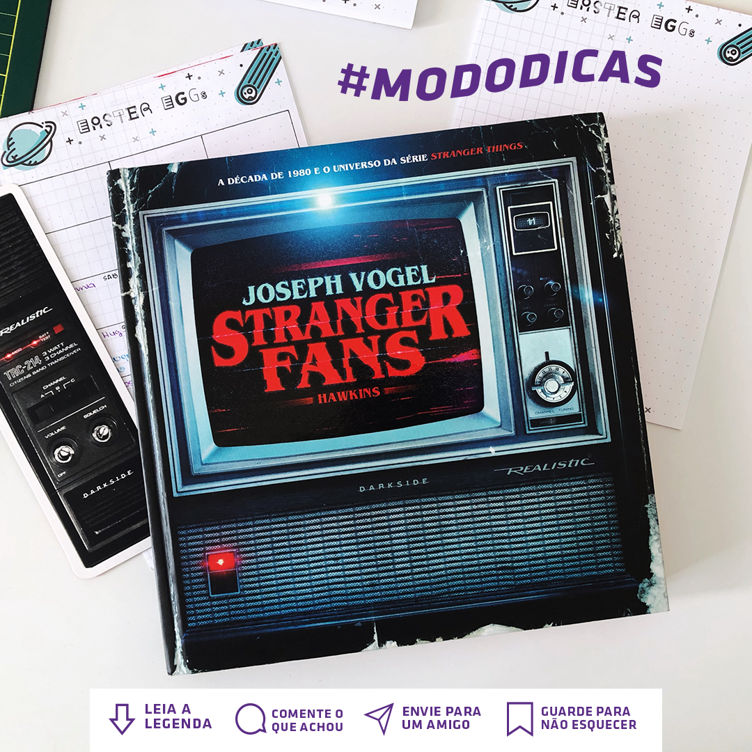 marynfernandes's tweet photo. #mododicas - Você é fã de Stranger Things a ponto de ler um super livro sobre a série? Stranger Fans é totalmente dedicado a série da Netflix e traz referências e curiosidades sobre a produção.
#strangerfans #strangerthings https://t.co/j85erwwWCg