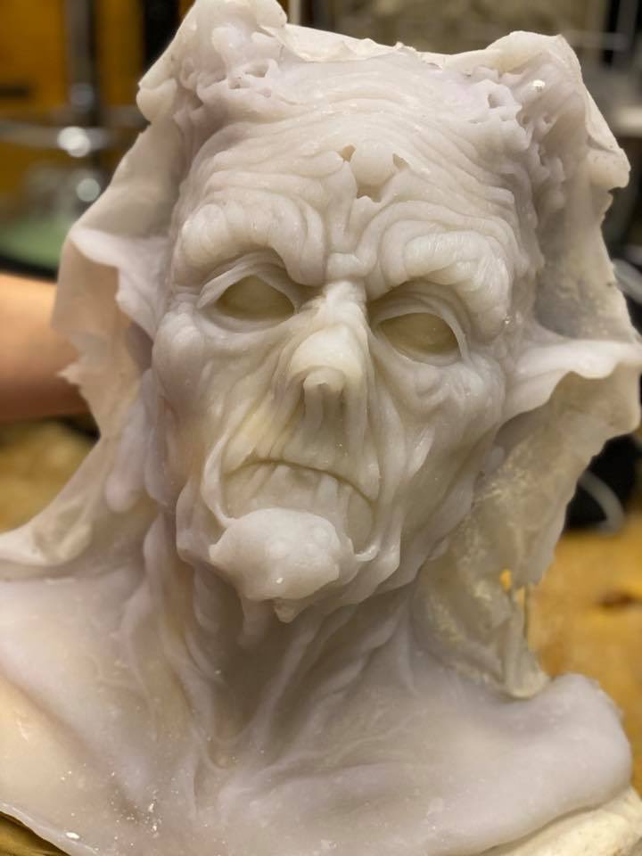 helsinglight's tweet photo. Hello Baba Yaga!!! 😍😍😍 We love you! ❣️❣️What a successful mold and silicone casting! Awesome teamwork by Amfiria &amp; Petra 🥳🤩🥰

#siliconemask #babayaga #maskmaking #ecoflex #smoothon #fxacademy #fxschool #fxacademy #helsinglight #fxclass https://t.co/5IgnnL4XZL