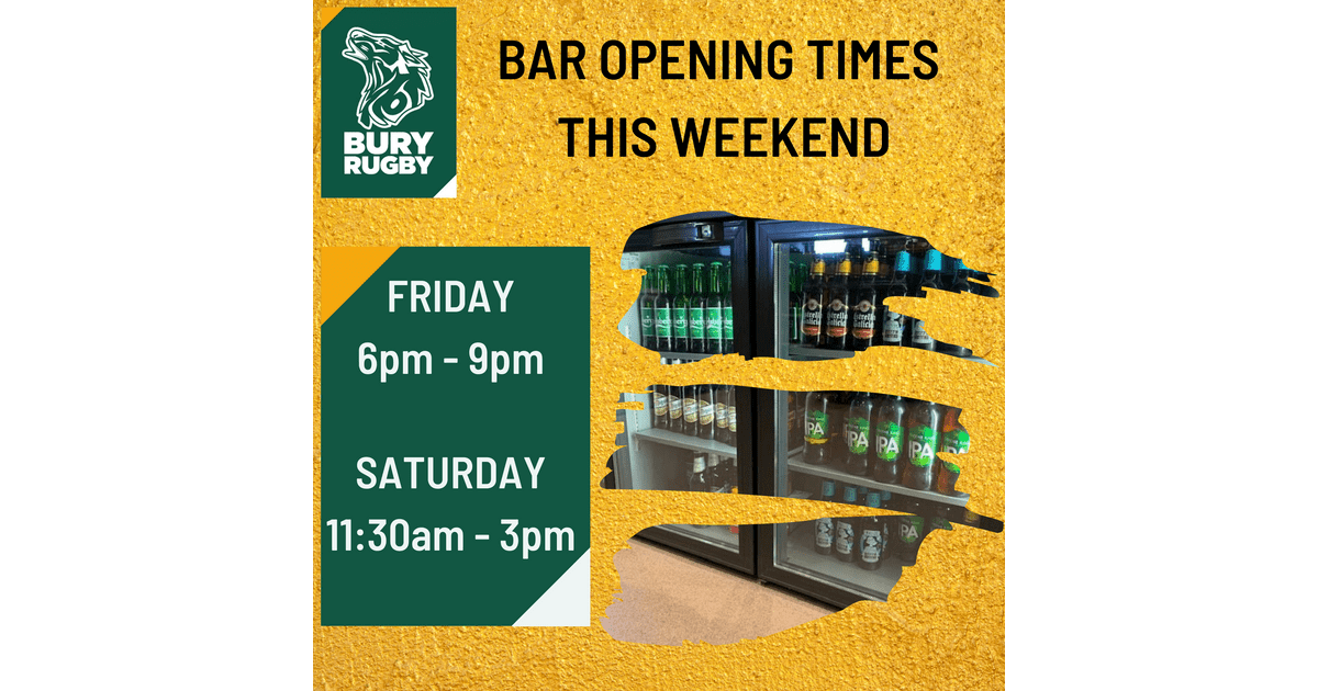 BSERugby's tweet photo. Bar This Weekend
https://t.co/pOTAEbpjsr https://t.co/kNl6VPqYhB