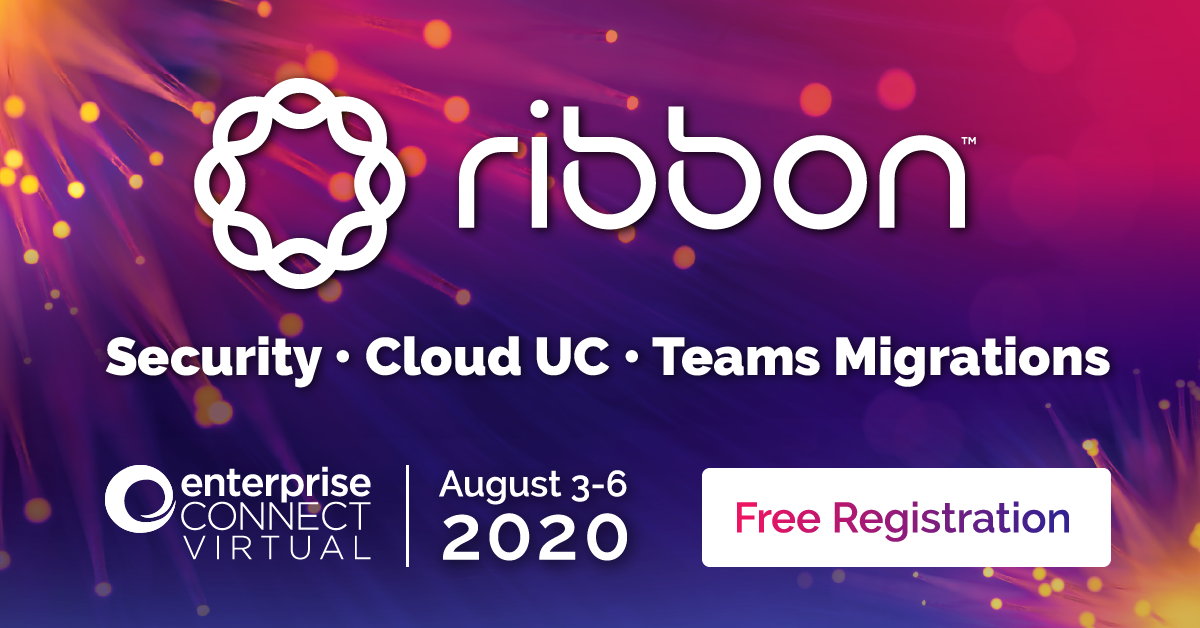 ribboncomm's tweet photo. Ribbon to Demonstrate Industry-leading Microsoft Teams, Cloud UC and Security Solutions at Enterprise Connect 2020: https://t.co/qxYM3F0dKi #MicrosoftTeams #EC20 #Security #Cloud #TeamsMigration #PacketOptical #CloudUC #UCaaS #CCaaS #CPaaS @MicrosoftTeams @enterprisecon @awscloud https://t.co/P28sif1a4t
