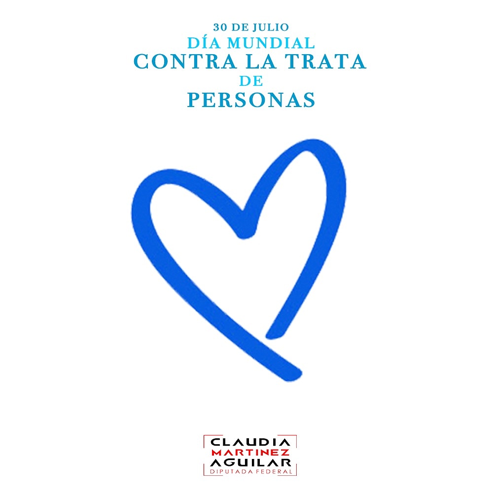 ClaudiaFederal's tweet photo. El 30 de julio las Naciones Unidas establecen el Día Mundial Contra la Trata de Personas
Tomemos conciencia de este crimen que destruye la dignidad humana.
#Morena #chiapas @DiputadosMorena https://t.co/Uc3kMk0E5V