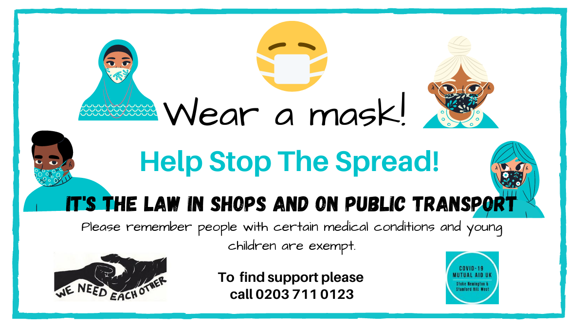 CovidAidStokey's tweet image. Everyone must wear a mask on public transport and in shops, covering BOTH nose and mouth, and for the WHOLE duration of their trip or visit. 😷 People with certain medical conditions and young children are exempt. Please do your part and #HelpStopTheSpread #WearAMask