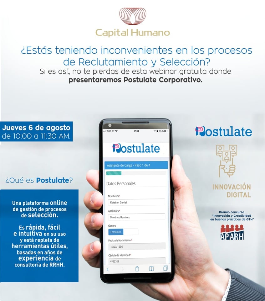 capitalhumanopy's tweet photo. ¡No te pierdas de este Webinar Gratuito! y ¡Encontrá el mejor postulante para tu empresa! #Postulate la plataforma que te resuelve la vida.
#talentohumano #RRHH #búsquedadetalentos #búsquedaslaborales #bolsadetrabajo #búsquedayselección #innovacióndigital #webinar https://t.co/GSrKaRFUuY