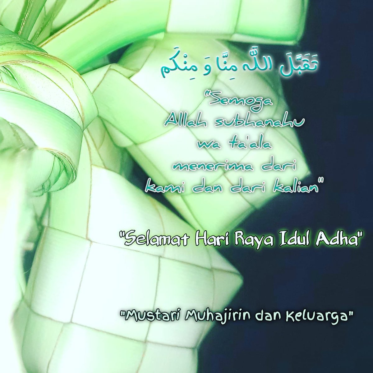 mustarimuhajrin's tweet photo. تَقَبَّلَ اللّهُ مِنَّا وَ مِنْكُم 
“Semoga Allah
menerima dari kami dan dari kalian”

#ied
#ieduladha
#iedmubarak 
#IED 
#ied2020
#kao
#halmaherautara
#malukuutara https://t.co/GYJydTepHw