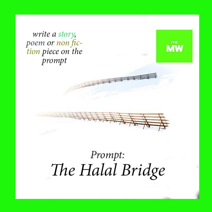 theMuslimWrite's tweet photo. Due to lack of engagements, the sole entry by @AuthorKarimahG is our pick for this week.

The Muslim Write Challenge 
Prompt 1: The Halal Bridge

Watch out for tomorrow's prompt.
Eid Mubarak!

#Muslims #MuslimTwitter #Muslimfiction #TheMW #TheMuslimWrite #writingchallenge https://t.co/tkYyfR2DoQ