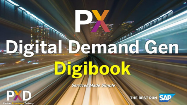 SAP_Catalina's tweet photo. Tailored for #SAPPartner Growth: Review the PX Digital playbook for sessions and services to increase your skills and knowledge — boosting demand generation for your business, apps or packaged solutions in six different topic areas. Download today https://t.co/mPbvEkXb1X https://t.co/4qxF8AWsUi