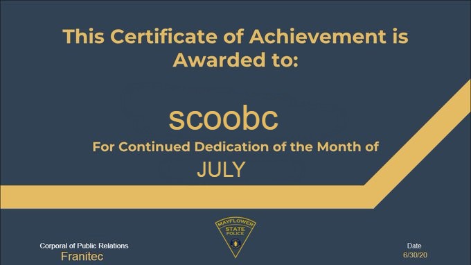 Mayflower State Police tweet media