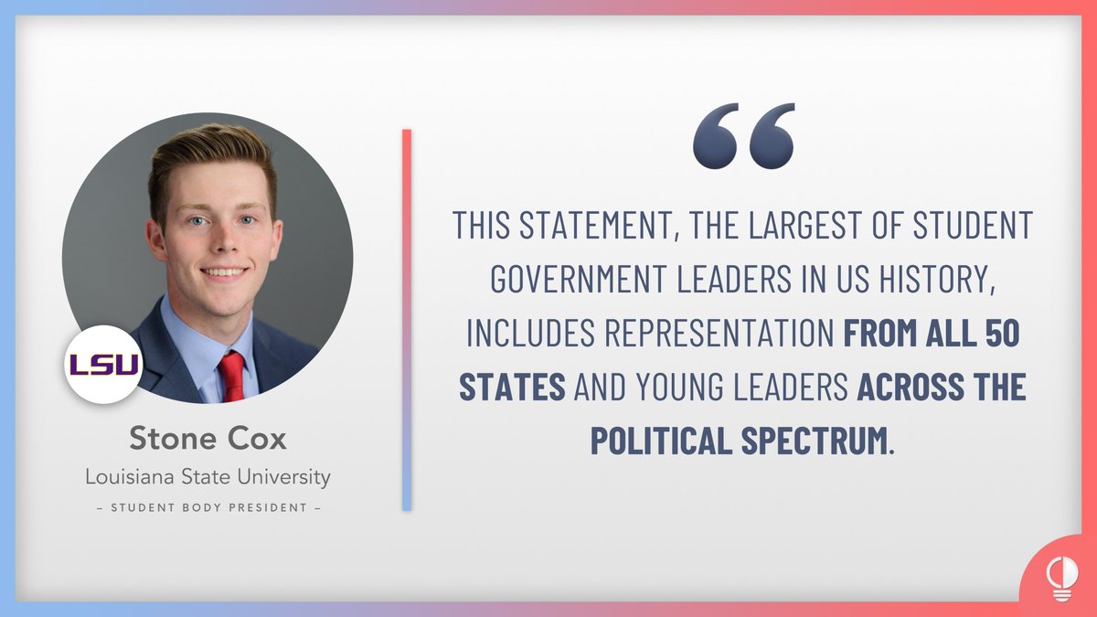 S4CD_Official's tweet photo. 350+ student government presidents--from all 50 states.
Leaders of a generation. A plan to protect the generations.
https://t.co/vHniiLlxHW
#CarbonDividends #SBPstatement #ClimateSolutions https://t.co/iVcYpDPXXU