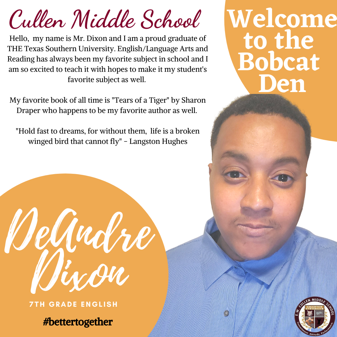 Cullen_Bobcats's tweet photo. Welcome to the Bobcat Family Deandre Dixon🖐🏾#Cullen #CullenMS #CullenBobcats https://t.co/wB6uLVRrk5