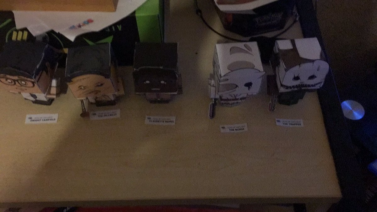 Kobennibalism's tweet photo. @DeadByBHVR #dbdfoldables I have a few more to go but I’m almost done with them all!! https://t.co/1Jju3a5Hl5