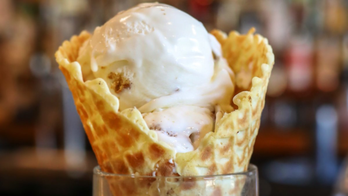 Our cheesecake ice cream is seriously delicious! Try it in a fresh-baked waffle cone, topped with salted caramel, or in our Turtle Cheesecake Sundae! #NationalCheesecakeDay #dessert #food
