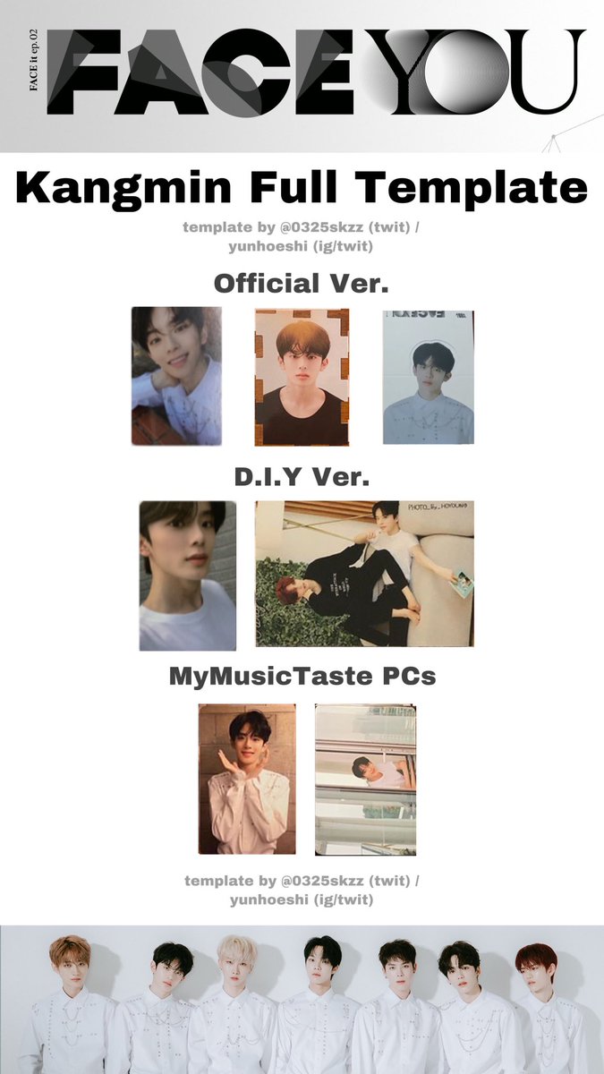 Verivery member face you template part one!