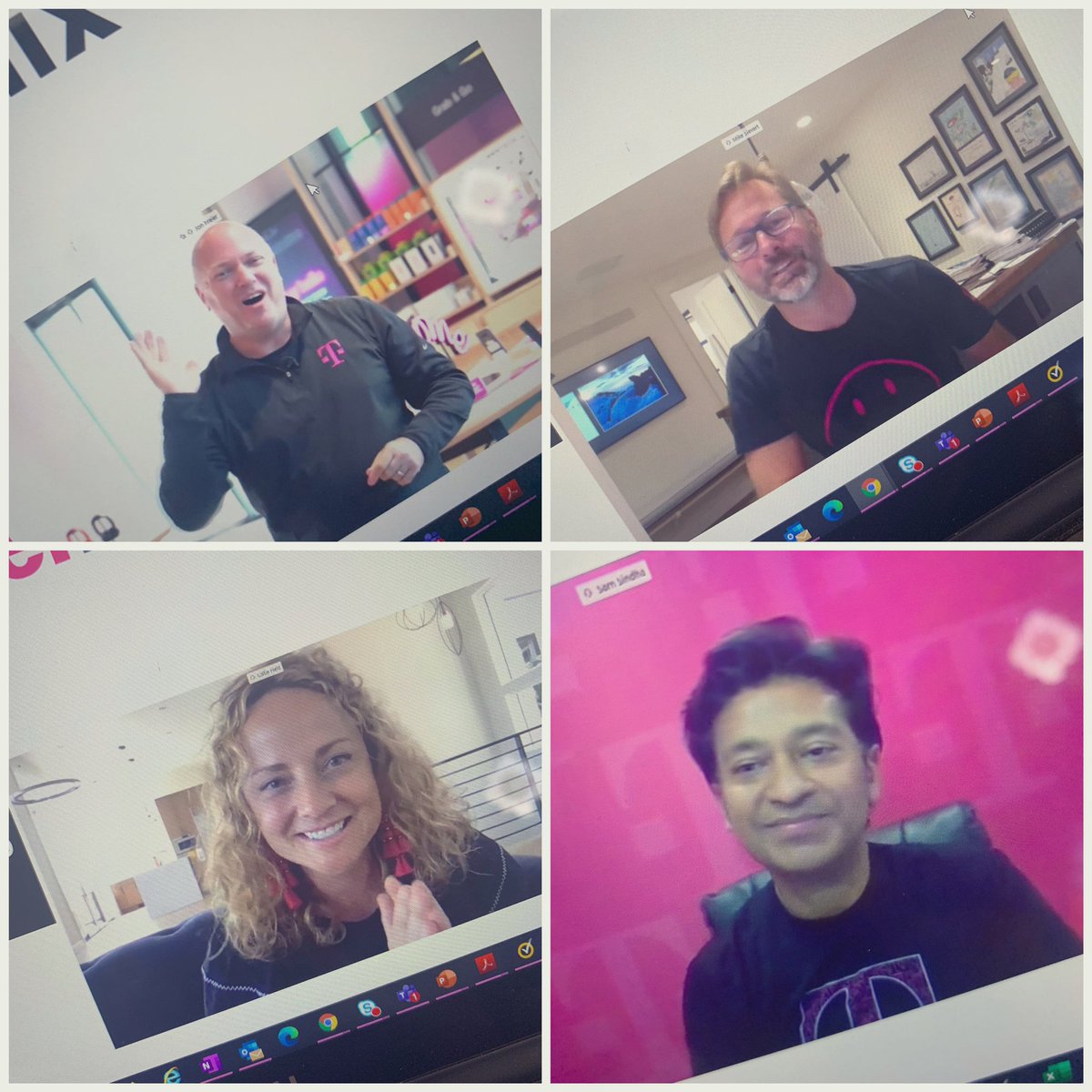 That was the Best! #WeAreTmobile 🙌 @MikeSievert 💡 @JonFreier 🌎 @CallieField 💗 @SamSindha 🦸‍♂️ #WeWontStop #CustomerObsessed