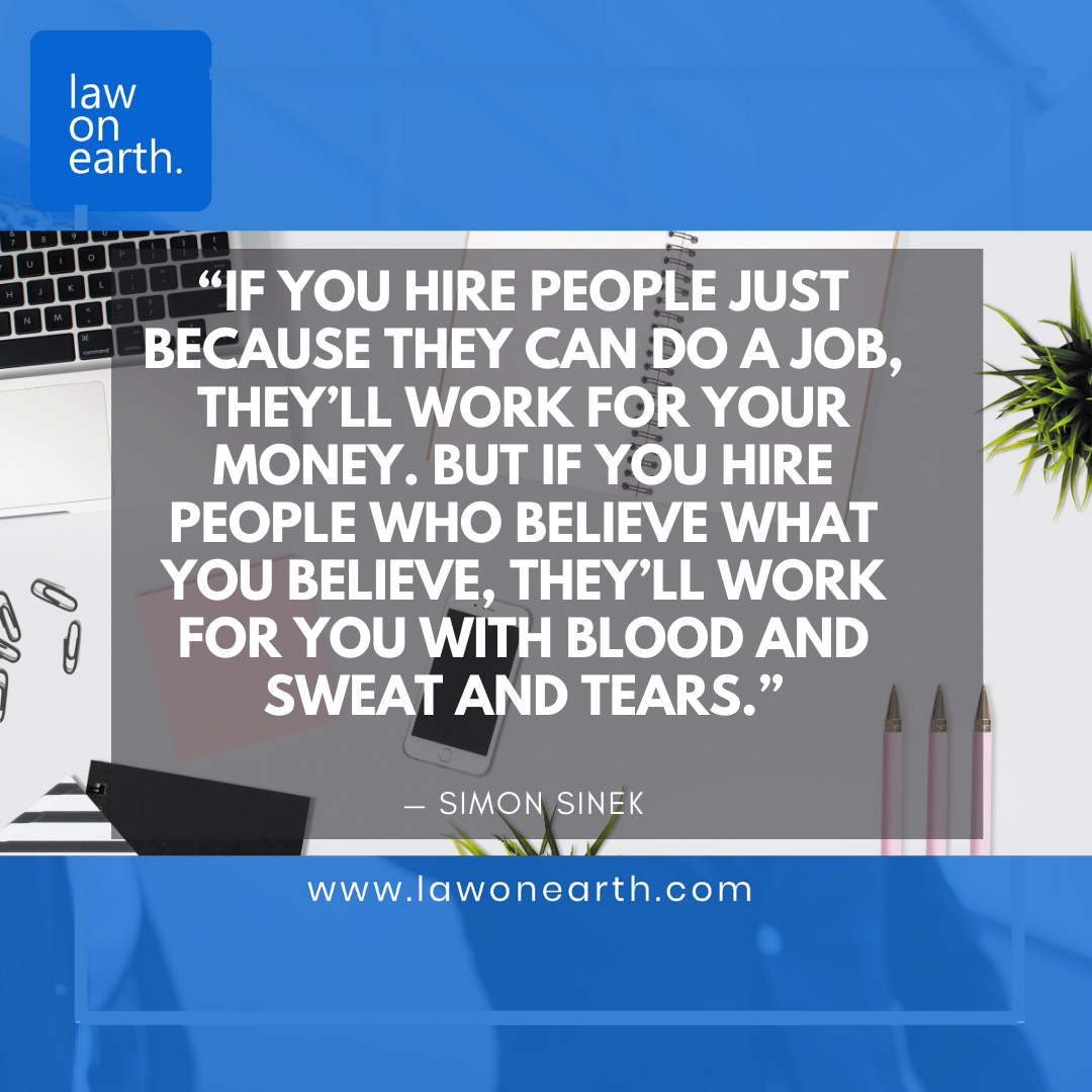 LawOnEarth's tweet photo. We need a team that works for a common goal - one who wants to make the best things in the world. Hire character. Train skill. https://t.co/aGPW7RNT2j