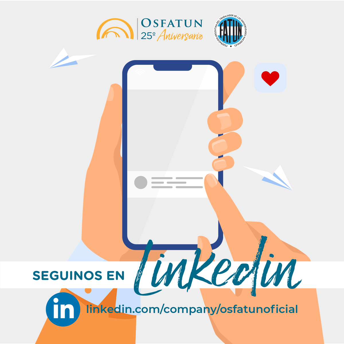 osfatunoficial's tweet photo. Seguinos en nuestras redes para estar siempre informado, recibir las últimas novedades y servicios al instante. Encontranos en:
✔ https://t.co/pbdTgSQQg6
✔ https://t.co/5i54CEpmp2
✔ https://t.co/xstbsZjZdJ
#seguinos #sumate #redes #novedades #servicios #osfatun https://t.co/HaW3OSvwWL