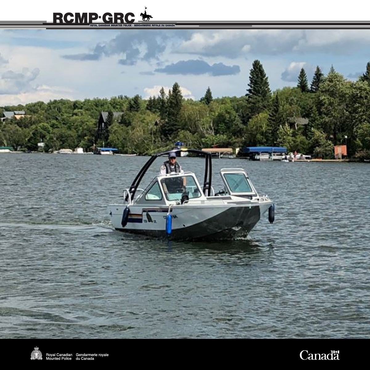 RCMPSK's tweet photo. 1/3 As warmer weather approaches and the August long weekend nears, there is no better way to spend the day in Saskatchewan’s great lakes and rivers than on the boat. https://t.co/OPkDTQfbOY