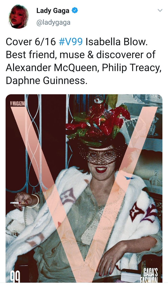 Daphne was also best friends with Isabella Blow, the women who discovered Alexander McQueen and who many have accused Lady Gaga of plagerising her style.