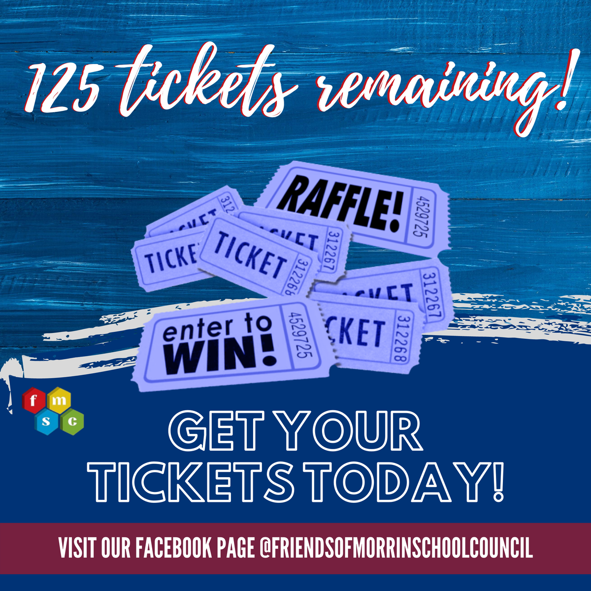 Morrin_FMSC's tweet photo. 𝗝𝗨𝗦𝗧 𝟭𝟮𝟱 𝗧𝗜𝗖𝗞𝗘𝗧𝗦 𝗟𝗘𝗙𝗧!

As we near the end of July, we have already sold 375 tickets for our 𝘼𝙜. 𝙛𝙤𝙧 𝙀𝙙. 𝙊𝙣𝙡𝙞𝙣𝙚 𝙍𝙖𝙛𝙛𝙡𝙚! 

Please see our pinned post on our Facebook page for full raffle details.

#FMSC #BuildingItBetterTogether #AgForEd https://t.co/0q2Qb8XKmZ